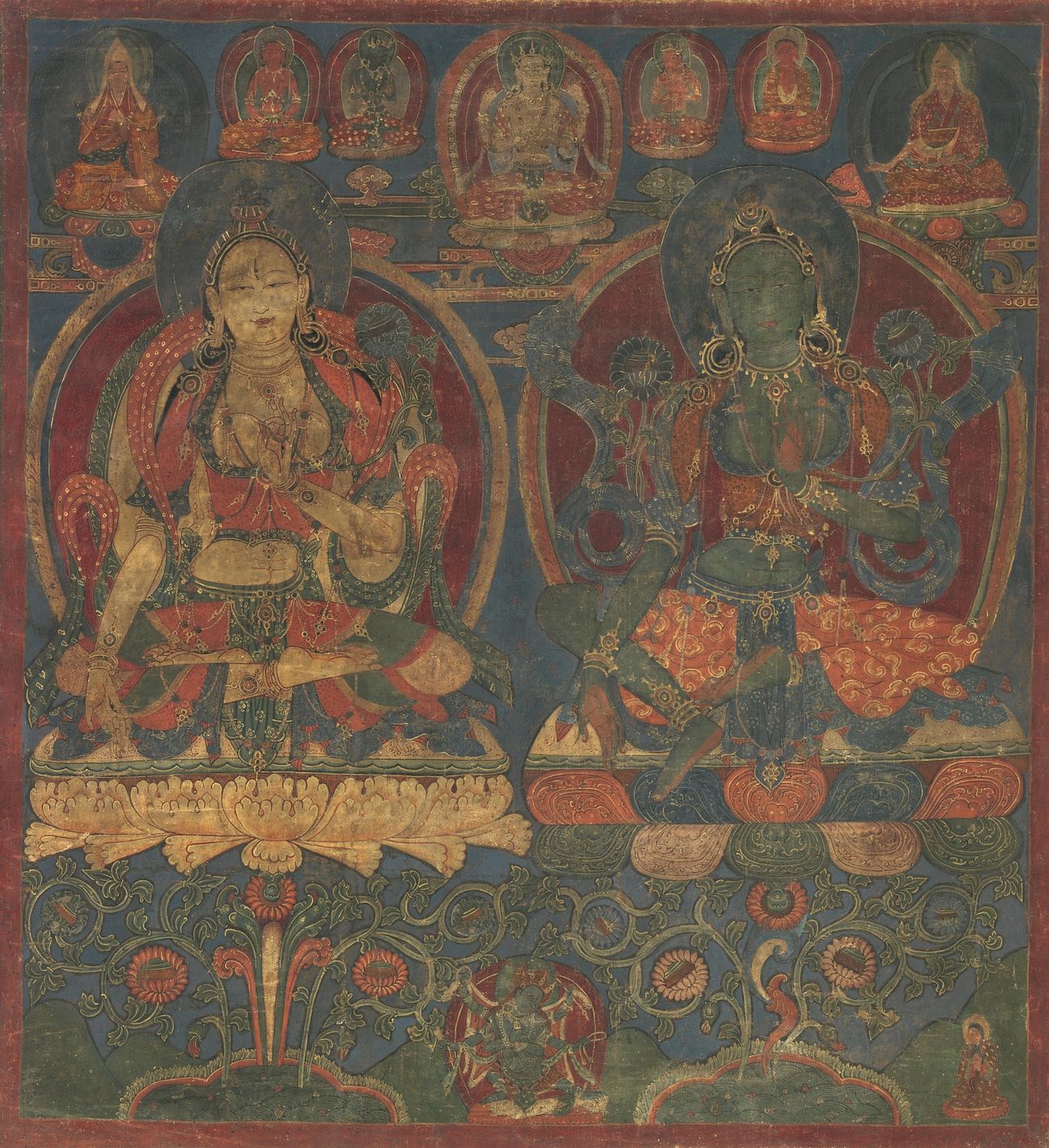 White Tara and Green Tara